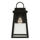 One Light Outdoor Wall Lantern<br /><span style="color:#4AB0CE;">Entrega: 25-26 semanas en USA</span><br /><span style="color:#4AB0CE;font-size:60%;">PREGUNTE POR ENTREGA EN PANAMA</span><br />Collection: Founders<br />Finish: Black
