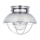 Generation Lighting - 8869EN3-98 - One Light Outdoor Flush Mount - Sebring - Brushed Stainless