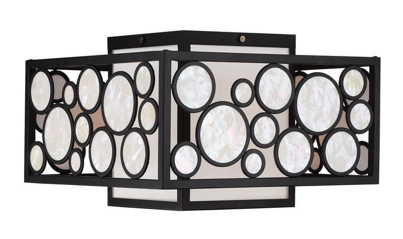 Metropolitan - N7752-143 - Two Light Flush Mount - Mosaic - Oil Rubbed Bronze