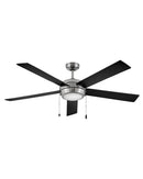 60"Ceiling Fan<br /><span style="color:#4AB0CE;">Entrega: 4-10 dias en USA</span><br /><span style="color:#4AB0CE;font-size:60%;">PREGUNTE POR ENTREGA EN PANAMA</span><br />Collection: Croft<br />Finish: Brushed Nickel