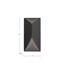 Kuzco Lighting - EW60312-BK - LED Outdoor Wall Mount - Indio - Black