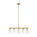 Visual Comfort Studio - AEC1005BBS - Five Light Chandelier - Moritz - Burnished Brass