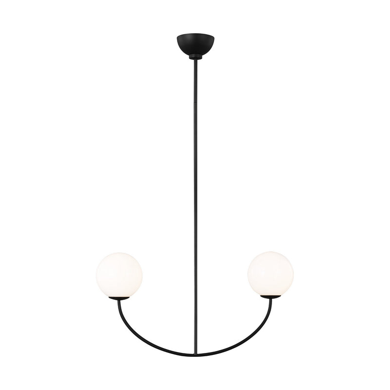 Two Light Linear Chandelier<br /><span style="color: