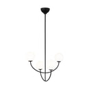 Four Light Chandelier<br /><span style="color:#4AB0CE;">Entrega: 4-10 dias en USA</span><br /><span style="color:#4AB0CE;font-size:60%;">PREGUNTE POR ENTREGA EN PANAMA</span><br />Collection: Galassia<br />Finish: Midnight Black