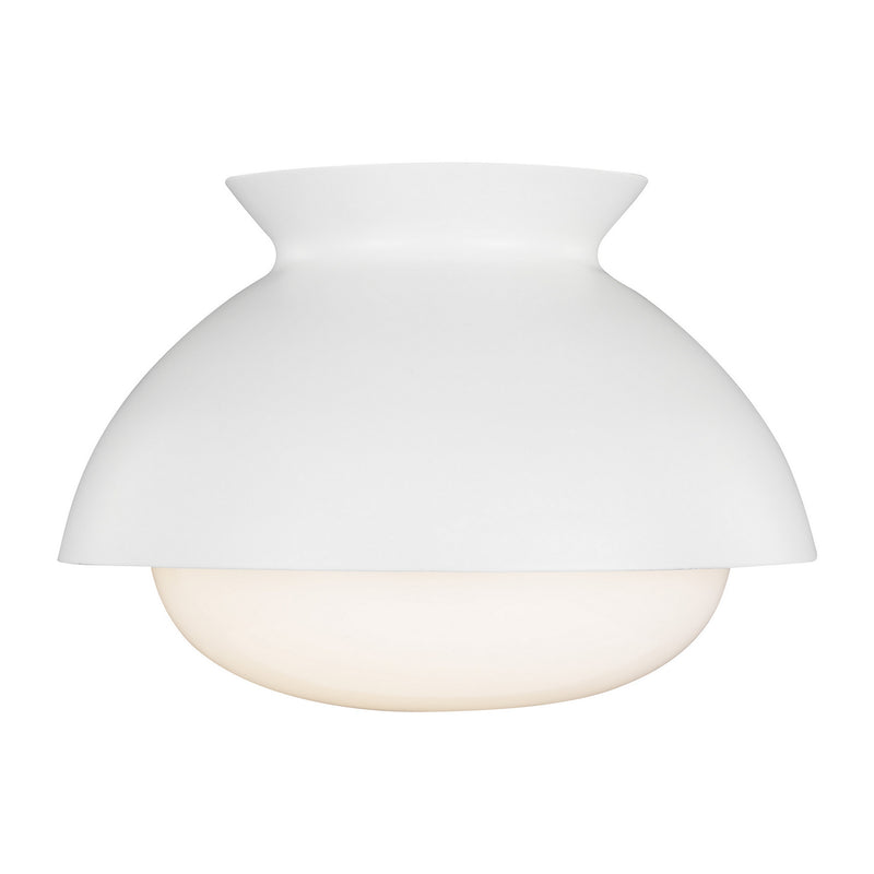 One Light Flush Mount<br /><span style="color:#4AB0CE;">Entrega: 4-10 dias en USA</span><br /><span style="color:#4AB0CE;font-size:60%;">PREGUNTE POR ENTREGA EN PANAMA</span><br />Collection: Lucerne<br />Finish: Matte White