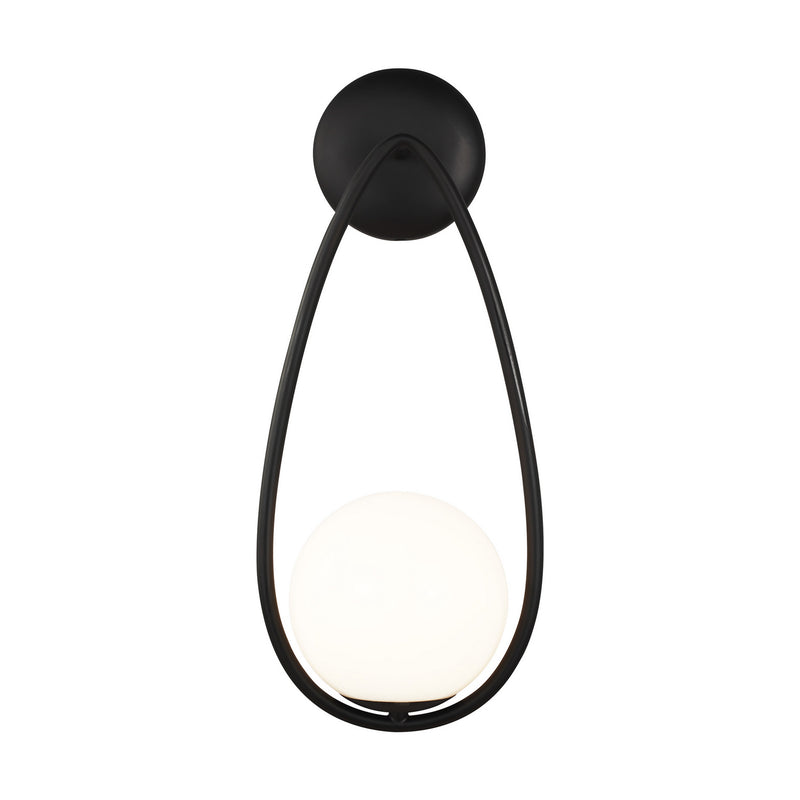 One Light Wall Sconce<br /><span style="color:#4AB0CE;">Entrega: 4-10 dias en USA</span><br /><span style="color:#4AB0CE;font-size:60%;">PREGUNTE POR ENTREGA EN PANAMA</span><br />Collection: Galassia<br />Finish: Midnight Black