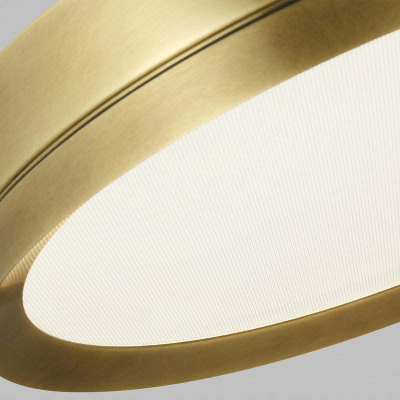 Visual Comfort Modern - 700FMFINRBR-LED930 - LED Flush Mount - Finch - Plated Brass