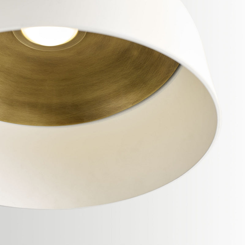 LED Flush Mount<br /><span style="color:#4AB0CE;">Entrega: 4-10 dias en USA</span><br /><span style="color:#4AB0CE;font-size:60%;">PREGUNTE POR ENTREGA EN PANAMA</span><br />Collection: Foundry<br />Finish: Matte White