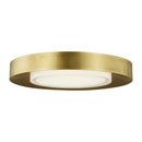 LED Flush Mount<br /><span style="color:#4AB0CE;">Entrega: 4-10 dias en USA</span><br /><span style="color:#4AB0CE;font-size:60%;">PREGUNTE POR ENTREGA EN PANAMA</span><br />Collection: Hilo<br />Finish: Natural Brass