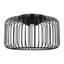 LED Flush Mount<br /><span style="color:#4AB0CE;">Entrega: 4-10 dias en USA</span><br /><span style="color:#4AB0CE;font-size:60%;">PREGUNTE POR ENTREGA EN PANAMA</span><br />Collection: Kai<br />Finish: Nightshade Black