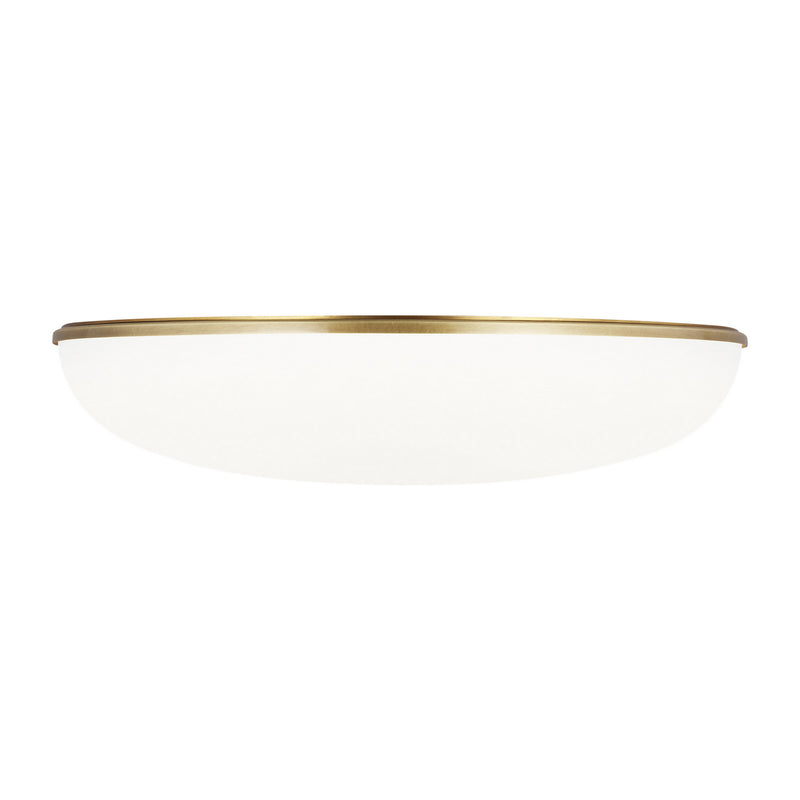 LED Flush Mount<br /><span style="color:#4AB0CE;">Entrega: 2-3 semanas en USA</span><br /><span style="color:#4AB0CE;font-size:60%;">PREGUNTE POR ENTREGA EN PANAMA</span><br />Collection: Megan<br />Finish: Plated Brass