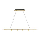 LED Linear Suspension<br /><span style="color:#4AB0CE;">Entrega: 4-10 dias en USA</span><br /><span style="color:#4AB0CE;font-size:60%;">PREGUNTE POR ENTREGA EN PANAMA</span><br />Collection: Ponte<br />Finish: Natural Brass