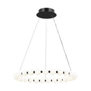 LED Chandelier<br /><span style="color:#4AB0CE;">Entrega: 6-7 semanas en USA</span><br /><span style="color:#4AB0CE;font-size:60%;">PREGUNTE POR ENTREGA EN PANAMA</span><br />Collection: Orbet<br />Finish: Nightshade Black
