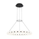 LED Chandelier<br /><span style="color:#4AB0CE;">Entrega: 4-10 dias en USA</span><br /><span style="color:#4AB0CE;font-size:60%;">PREGUNTE POR ENTREGA EN PANAMA</span><br />Collection: Orbet<br />Finish: Nightshade Black