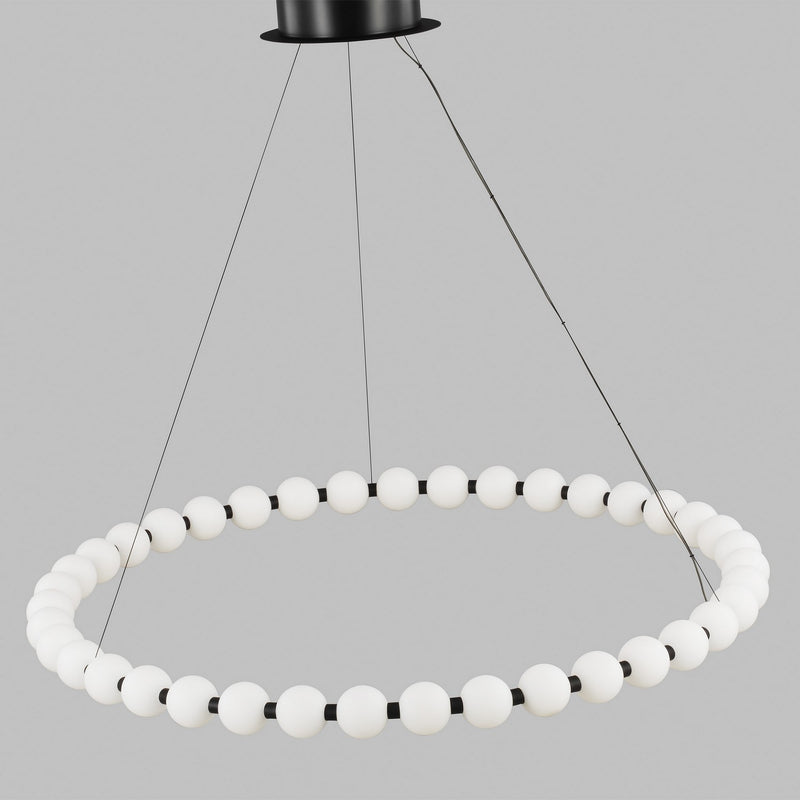 Visual Comfort Modern - 700OBT42B-LED927 - LED Chandelier - Orbet - Nightshade Black