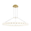 LED Chandelier<br /><span style="color:#4AB0CE;">Entrega: 4-10 dias en USA</span><br /><span style="color:#4AB0CE;font-size:60%;">PREGUNTE POR ENTREGA EN PANAMA</span><br />Collection: Orbet<br />Finish: Natural Brass