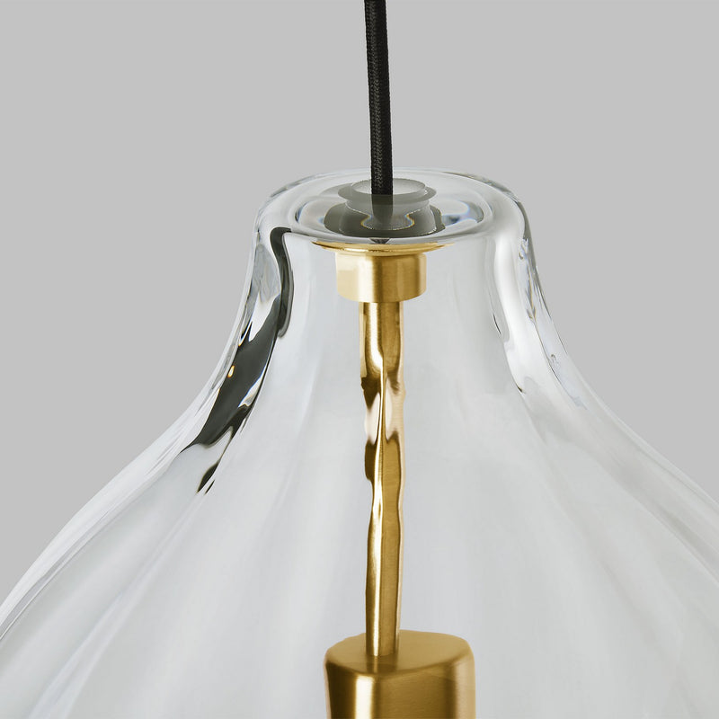 Visual Comfort Modern - 700TDHARPCNB - One Light Pendant - Harper - Natural Brass