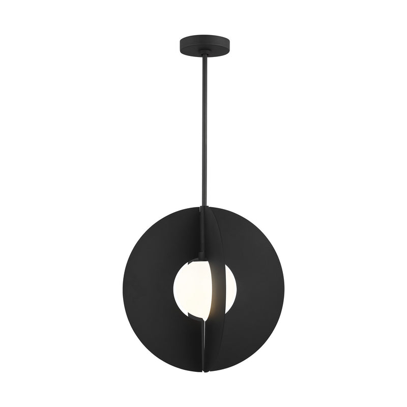 One Light Pendant<br /><span style="color:#4AB0CE;">Entrega: 4-10 dias en USA</span><br /><span style="color:#4AB0CE;font-size:60%;">PREGUNTE POR ENTREGA EN PANAMA</span><br />Collection: Orbel<br />Finish: Nightshade Black