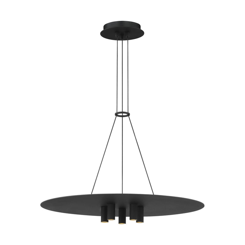 LED Pendant<br /><span style="color:#4AB0CE;">Entrega: 4-10 dias en USA</span><br /><span style="color:#4AB0CE;font-size:60%;">PREGUNTE POR ENTREGA EN PANAMA</span><br />Collection: Ponte<br />Finish: Nightshade Black