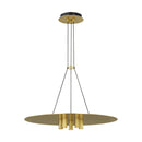 LED Pendant<br /><span style="color:#4AB0CE;">Entrega: 4-10 dias en USA</span><br /><span style="color:#4AB0CE;font-size:60%;">PREGUNTE POR ENTREGA EN PANAMA</span><br />Collection: Ponte<br />Finish: Natural Brass