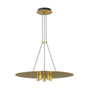 LED Pendant<br /><span style="color:#4AB0CE;">Entrega: 4-10 dias en USA</span><br /><span style="color:#4AB0CE;font-size:60%;">PREGUNTE POR ENTREGA EN PANAMA</span><br />Collection: Ponte<br />Finish: Natural Brass