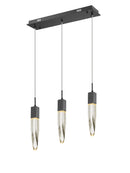 Avenue Lighting - HF1900-3-AP-BK - LED Pendant - Aspen - Black