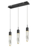 Avenue Lighting - HF1900-3-AP-BK-C - LED Pendant - Aspen - Black
