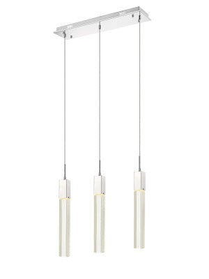 Avenue Lighting - HF1900-3-GL-CH-C - LED Pendant - The Original Glacier - Polished Chrome