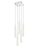 Avenue Lighting - HF1900-5-GL-CH-C - LED Pendant - The Original Glacier - Polished Chrome