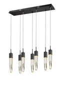 Avenue Lighting - HF1900-7-AP-BK - LED Pendant - Aspen - Black