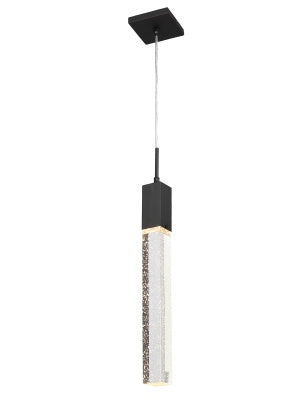 Avenue Lighting - HF1901-1-GL-BK - One Light Pendant - The Original Glacier - Black