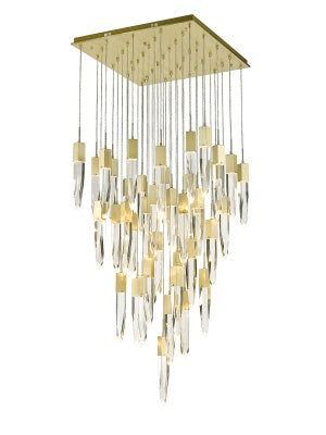 Avenue Lighting - HF1903-41-AP-BB-C - 41 Light Pendant - Aspen - Brushed Brass