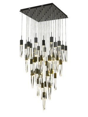 Avenue Lighting - HF1903-41-AP-BK-C - 41 Light Pendant - Aspen - Black