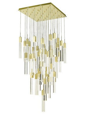 Avenue Lighting - HF1903-41-GL-BB-C - 41 Light Pendant - The Original Glacier - Brushed Brass