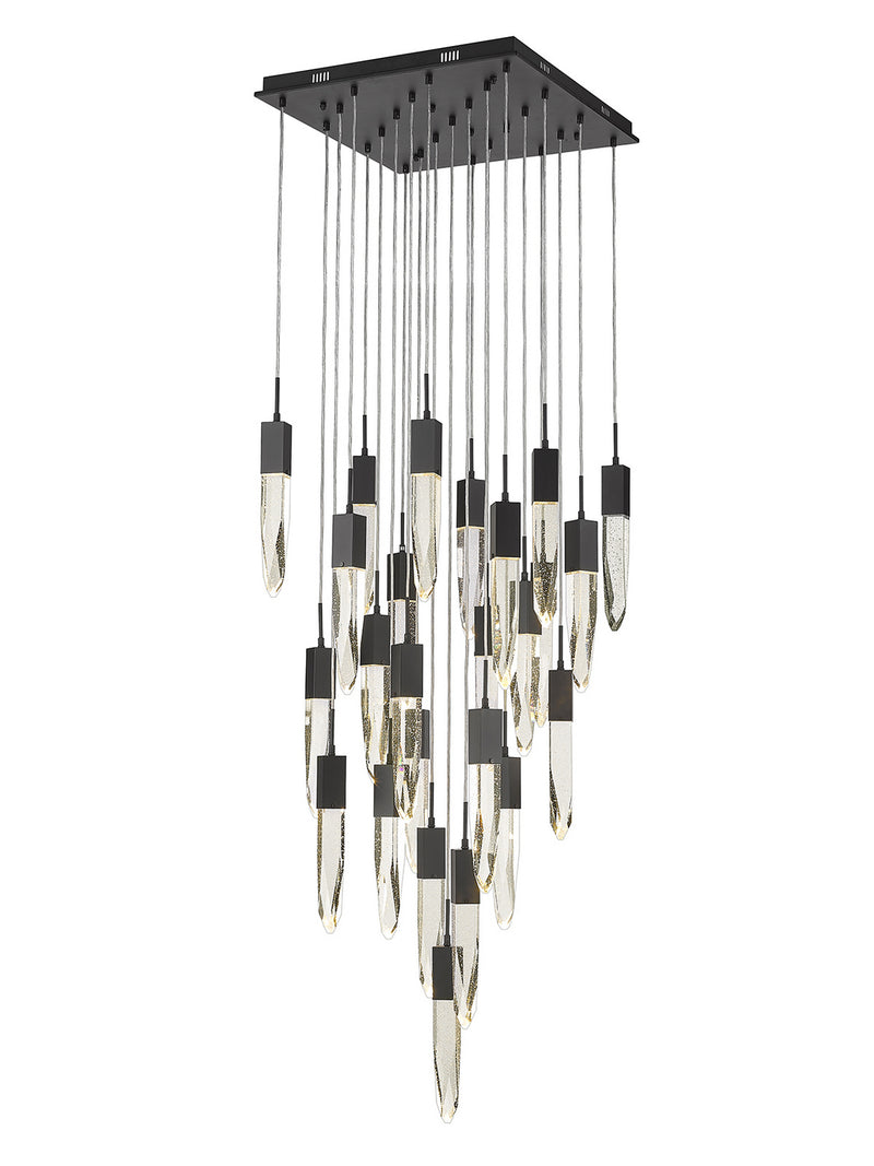 Avenue Lighting - HF1904-25-AP-BK - 25 Light Pendant - Aspen - Black