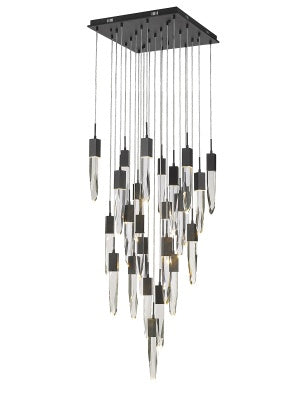 Avenue Lighting - HF1904-25-AP-BK-C - 25 Light Pendant - Aspen - Black