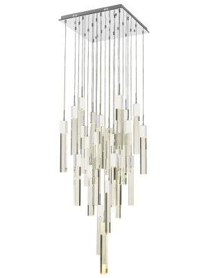 Avenue Lighting - HF1904-25-GL-CH-C - 25 Light Pendant - The Original Glacier - Polished Chrome