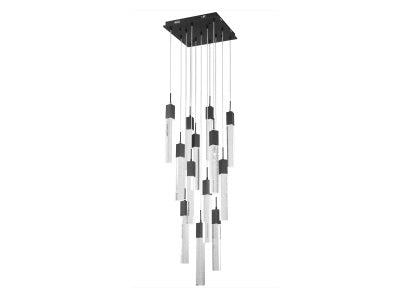 Avenue Lighting - HF1905-13-GL-BK - 13 Light Pendant - The Original Glacier - Black