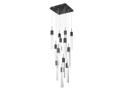 Avenue Lighting - HF1905-13-GL-BK-C - 13 Light Pendant - The Original Glacier - Black