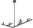 Avenue Lighting - HF8812-BLK - 12 Light Linear Chandelier - The Oaks - Black