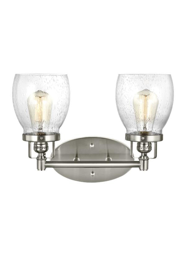 Generation Lighting - 4414502EN7-962 - Two Light Wall / Bath - Belton - Brushed Nickel
