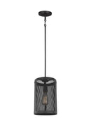 One Light Mini-Pendant<br /><span style="color:#4AB0CE;">Entrega: 4-10 dias en USA</span><br /><span style="color:#4AB0CE;font-size:60%;">PREGUNTE POR ENTREGA EN PANAMA</span><br />Collection: Gereon<br />Finish: Black
