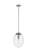 One Light Pendant<br /><span style="color:#4AB0CE;">Entrega: 4-10 dias en USA</span><br /><span style="color:#4AB0CE;font-size:60%;">PREGUNTE POR ENTREGA EN PANAMA</span><br />Collection: Leo H.G.<br />Finish: Satin Aluminum