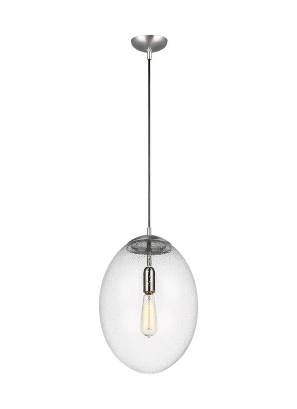 One Light Pendant<br /><span style="color:#4AB0CE;">Entrega: 4-10 dias en USA</span><br /><span style="color:#4AB0CE;font-size:60%;">PREGUNTE POR ENTREGA EN PANAMA</span><br />Collection: Leo H.G.<br />Finish: Satin Aluminum