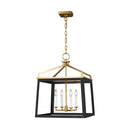 Visual Comfort Studio - CC1554MBKBBS - Four Light Lantern - Carlow - Midnight Black