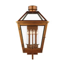 Visual Comfort Studio - CO1364NCP - Four Light Lantern - Hyannis - Natural Copper