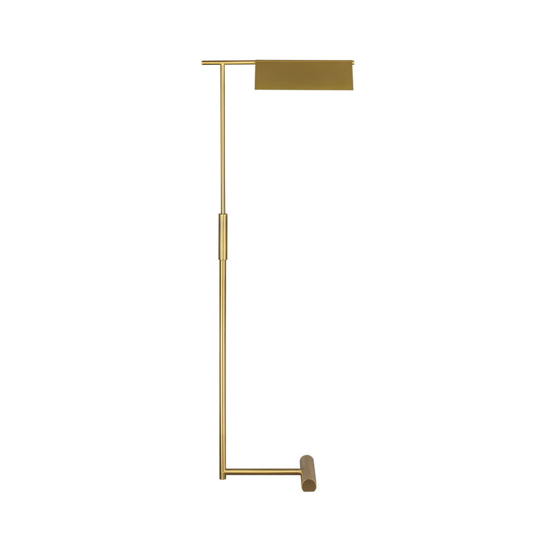 One Light Floor Lamp<br /><span style="color:#4AB0CE;">Entrega: 4-10 dias en USA</span><br /><span style="color:#4AB0CE;font-size:60%;">PREGUNTE POR ENTREGA EN PANAMA</span><br />Collection: Foles<br />Finish: Burnished Brass