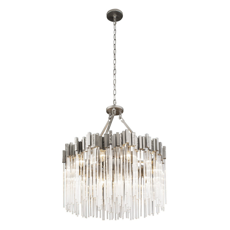 Nine Light Pendant<br /><span style="color:#4AB0CE;">Entrega: 4-10 dias en USA</span><br /><span style="color:#4AB0CE;font-size:60%;">PREGUNTE POR ENTREGA EN PANAMA</span><br />Collection: Matrix<br />Finish: Rainy Night