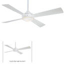 Minka Aire - F521L-WHF - 52"Ceiling Fan - Aluma - Flat White