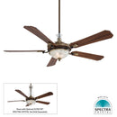Minka Aire - F900L-BCW - 68"Ceiling Fan - Cristafano - Belcaro Walnut